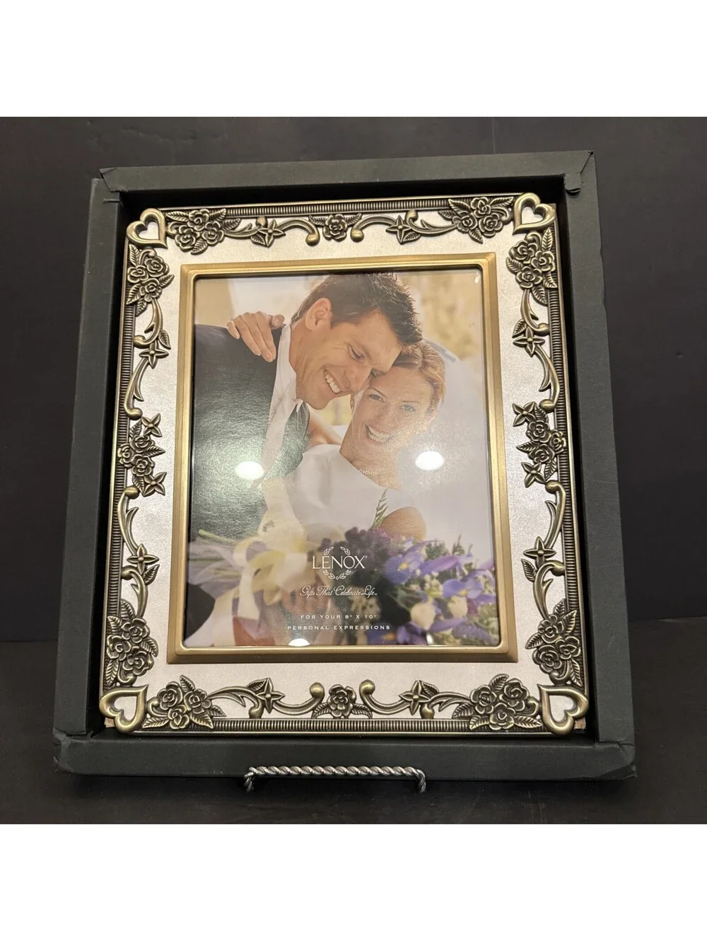 New Lenox Vintage Love Photo Frame 8